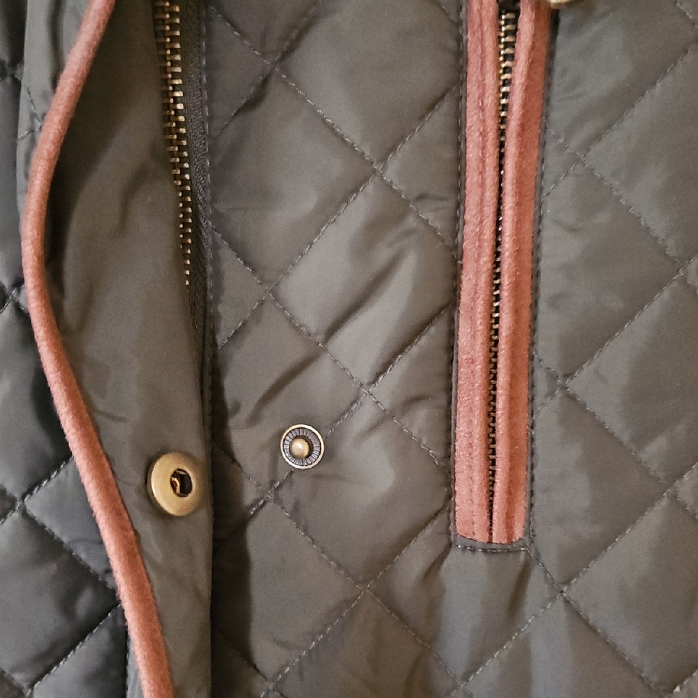 Ralph Lauren Green Quilted Coat - Picture 4 of 8